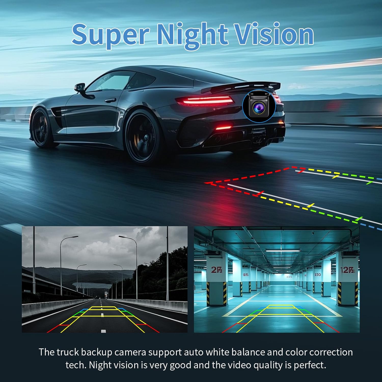 Backup Camera for Cars AHD 1080P 170 Degree Wide View Angle Rear View Camera