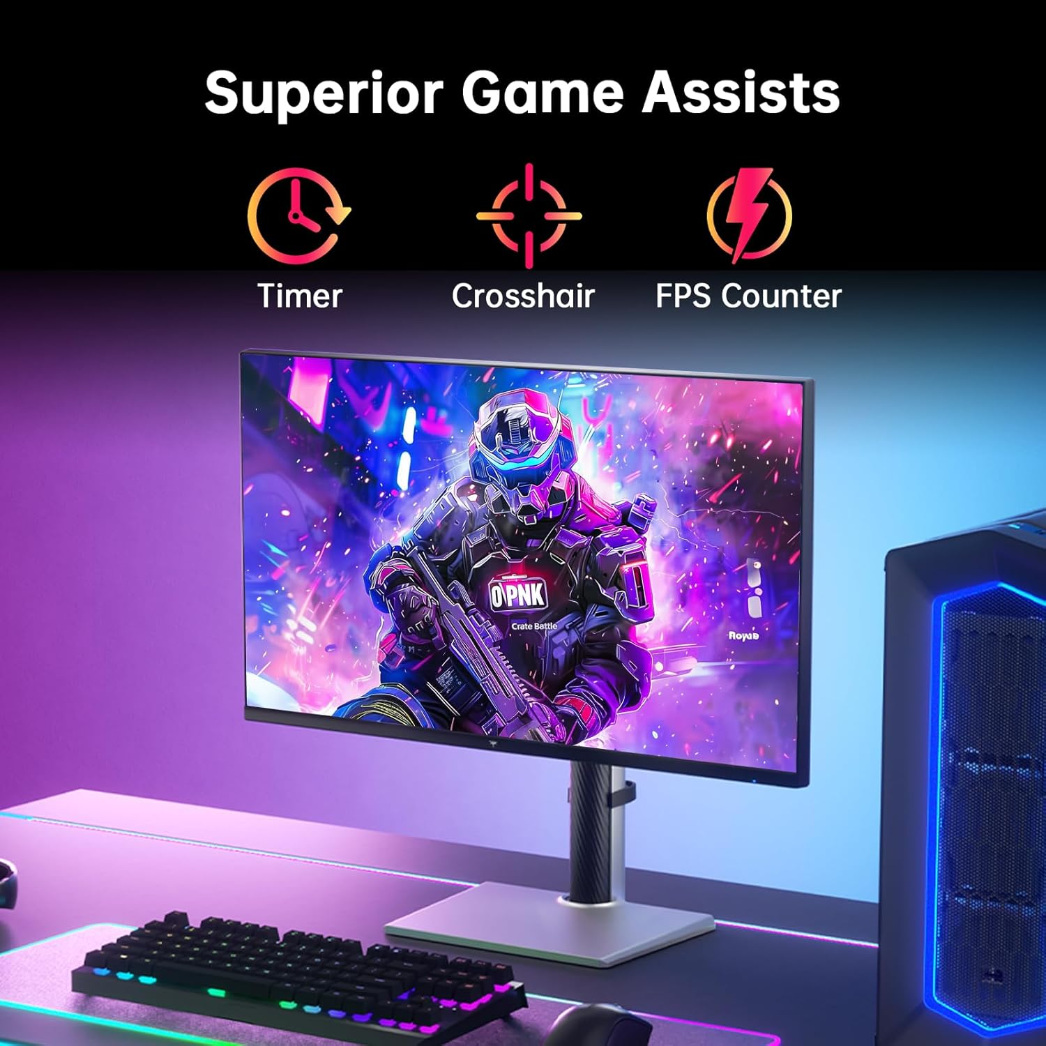🎮 LIMITED TIME OFFER- 27 Inch Ultra-Fast 320Hz Gaming Monitor [Various Hz/Specs Available] - 1440P QHD Fast IPS Computer Screen with Adaptive-Sync & HDR400 for PC & PS5 ⚡