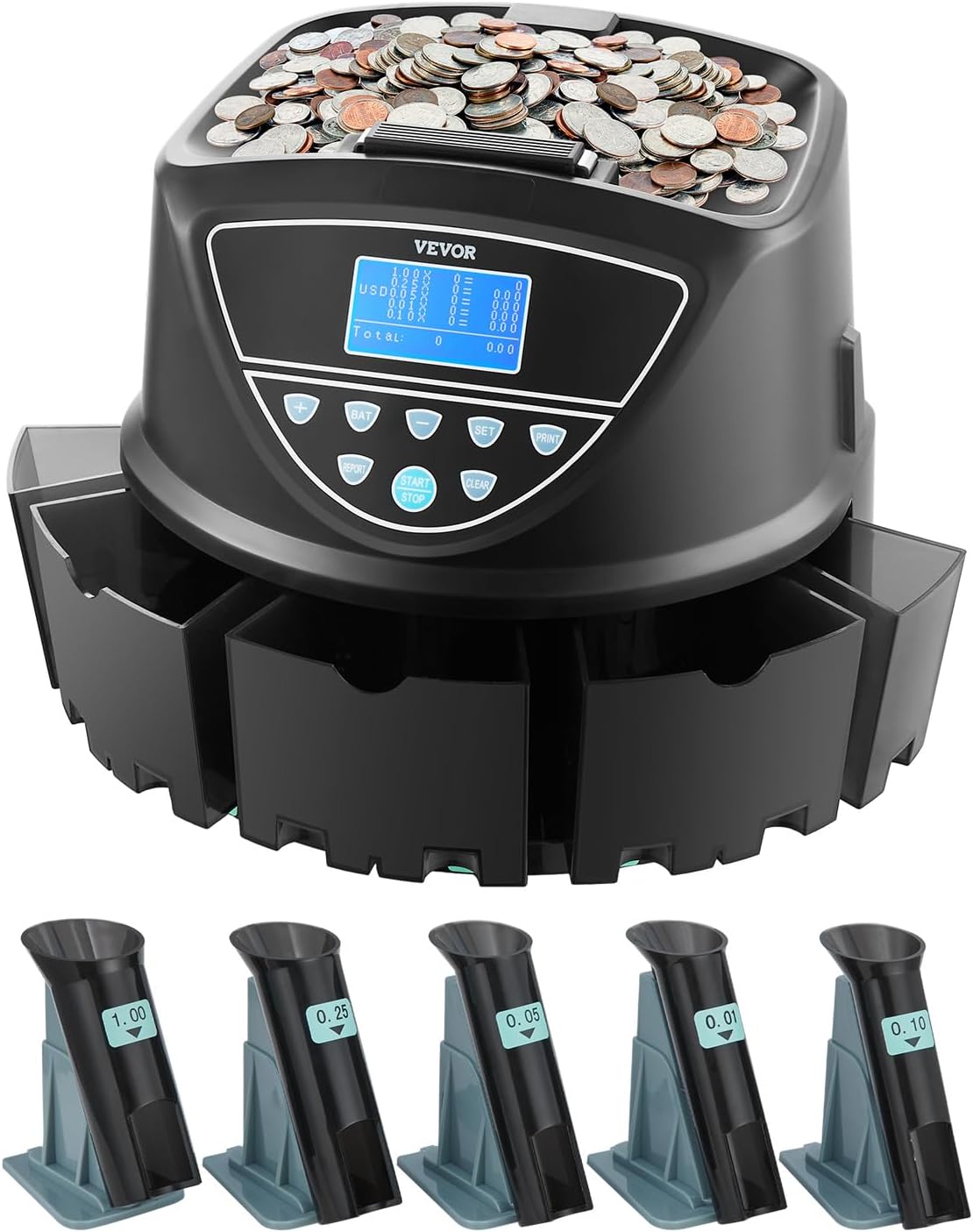 🔥Final Moments🔥VEVOR Upgraded Coin Counter & Sorter