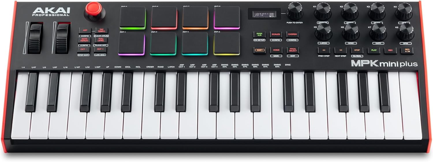 🔥Final Moments🔥Akai Professional MPK Mini Plus - USB MIDI Keyboard Controller