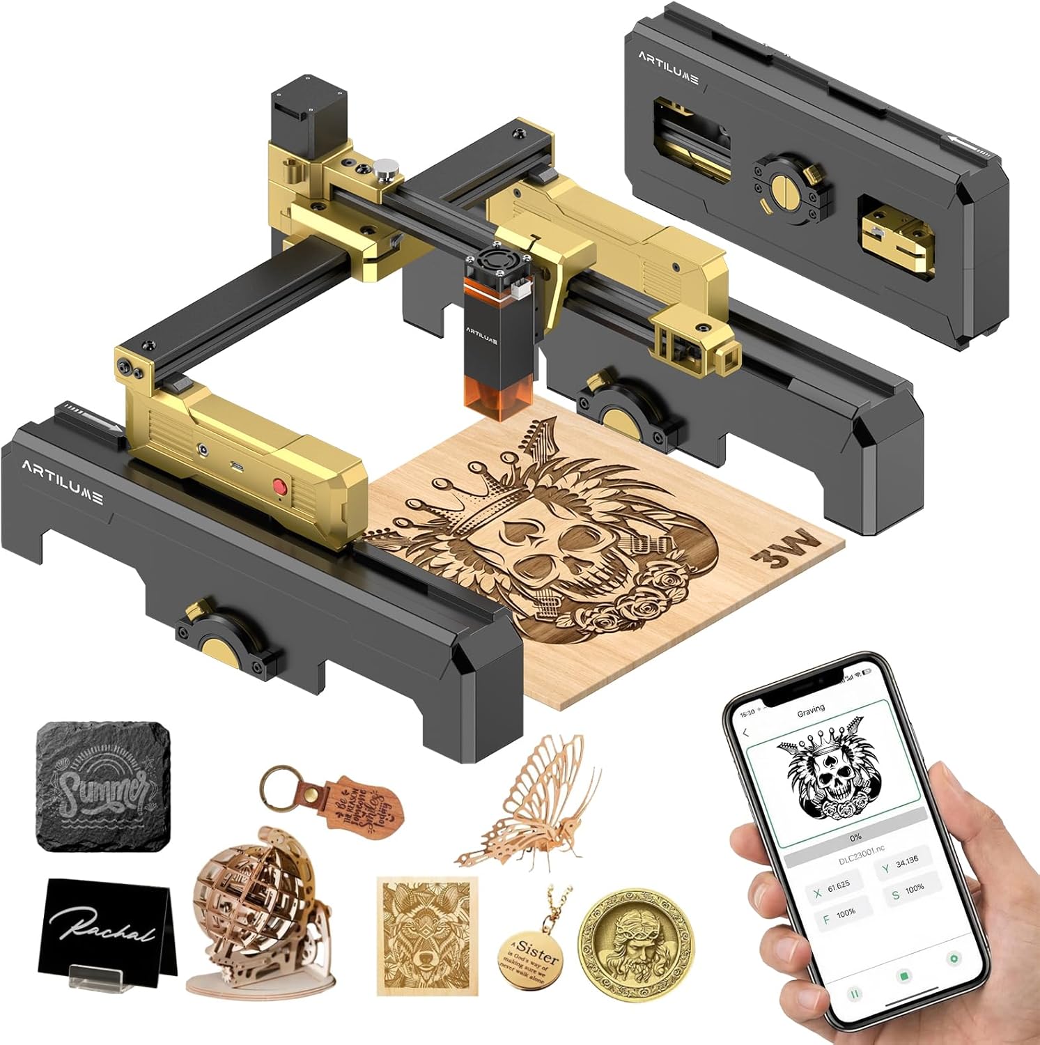 spring sale T1 Foldable Laser Engraver