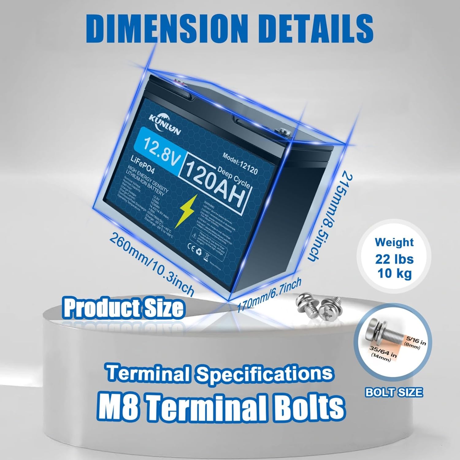 Product description 120Ah LiFePO4 Battery 120Ah LiFePO4 Battery Previous page 12V 120AH LiFePo4 Lithium Battery Parallel Next page   RV Batteries  Marine battery