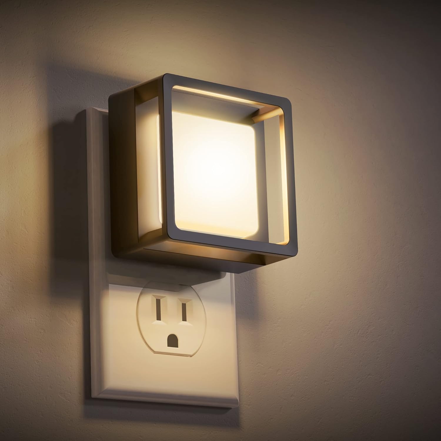  LED Night Light, Night Lights Plug Into Wall [2 Pack] with Dusk-to-Dawn Sensor