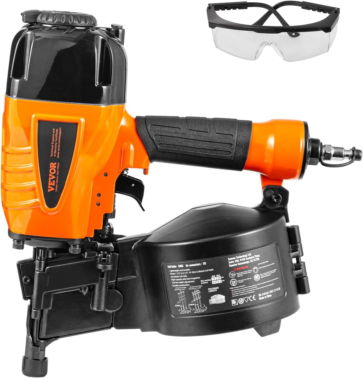 🔥Summer Sale🔥VEVOR Coil Siding/Framing Nailer