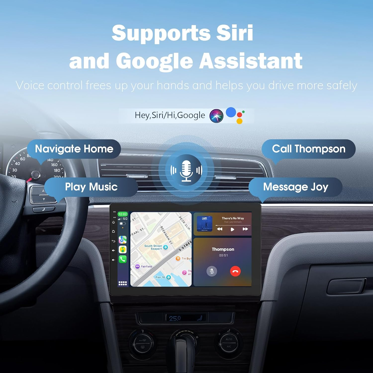 ⚡[DRIVE UPGRADE] 10.1" 360° Rotatable Car Stereo with Wireless CarPlay & Android Auto 📱
