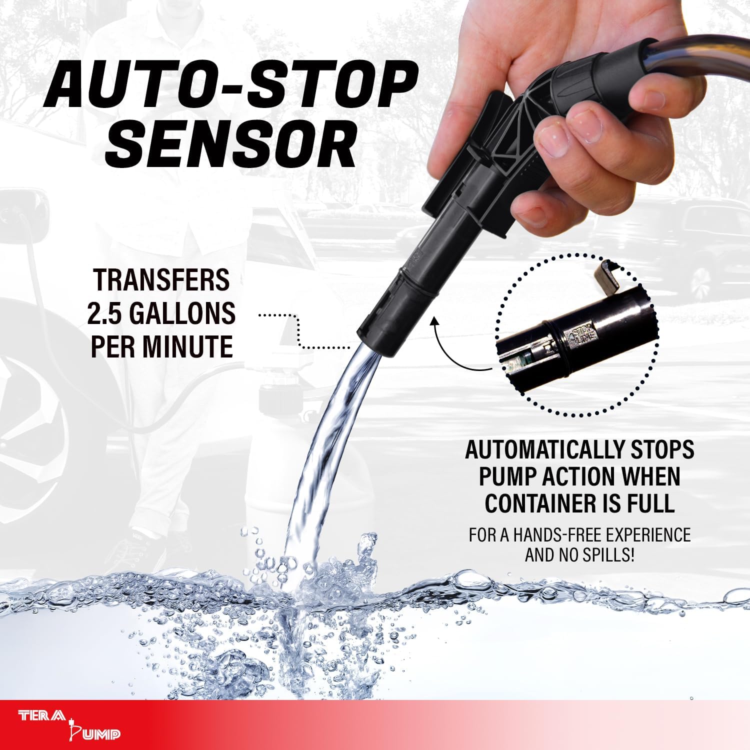 💥Today Only⚡TERA PUMP Battery Operated Fuel Transfer Pump — 2.5 GPM