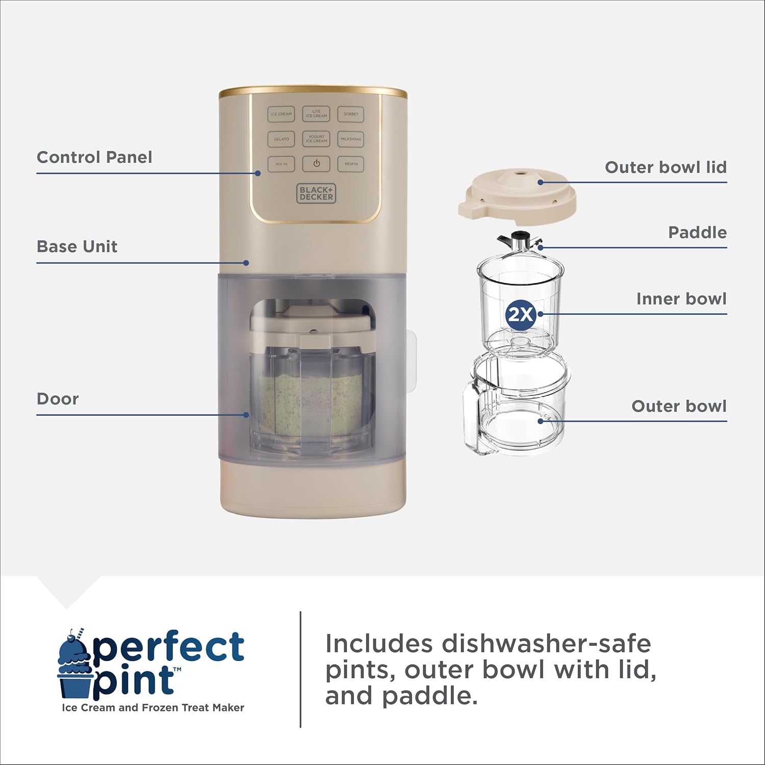 📢 Limited-Time Promotion 🔥Ice Cream Maker — Also Suitable for Making High-Protein Foods