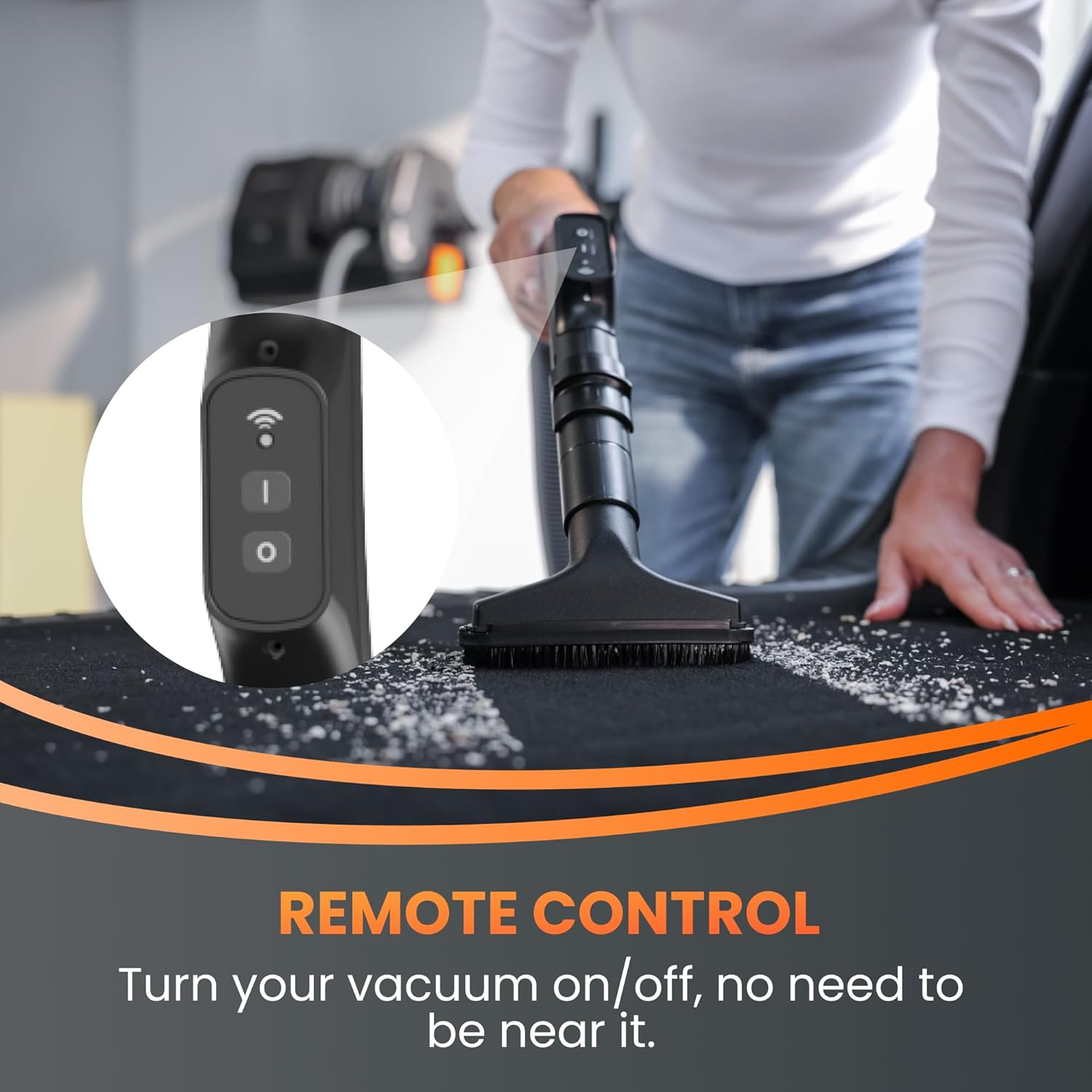 ⚡ FLASH SALE ⚡ Giraffe Tools Grandstorm Wall Mount Wet Dry Vacuum with 30FT Retractable Hose, Heavy Duty Garage Vacuum Cleaner