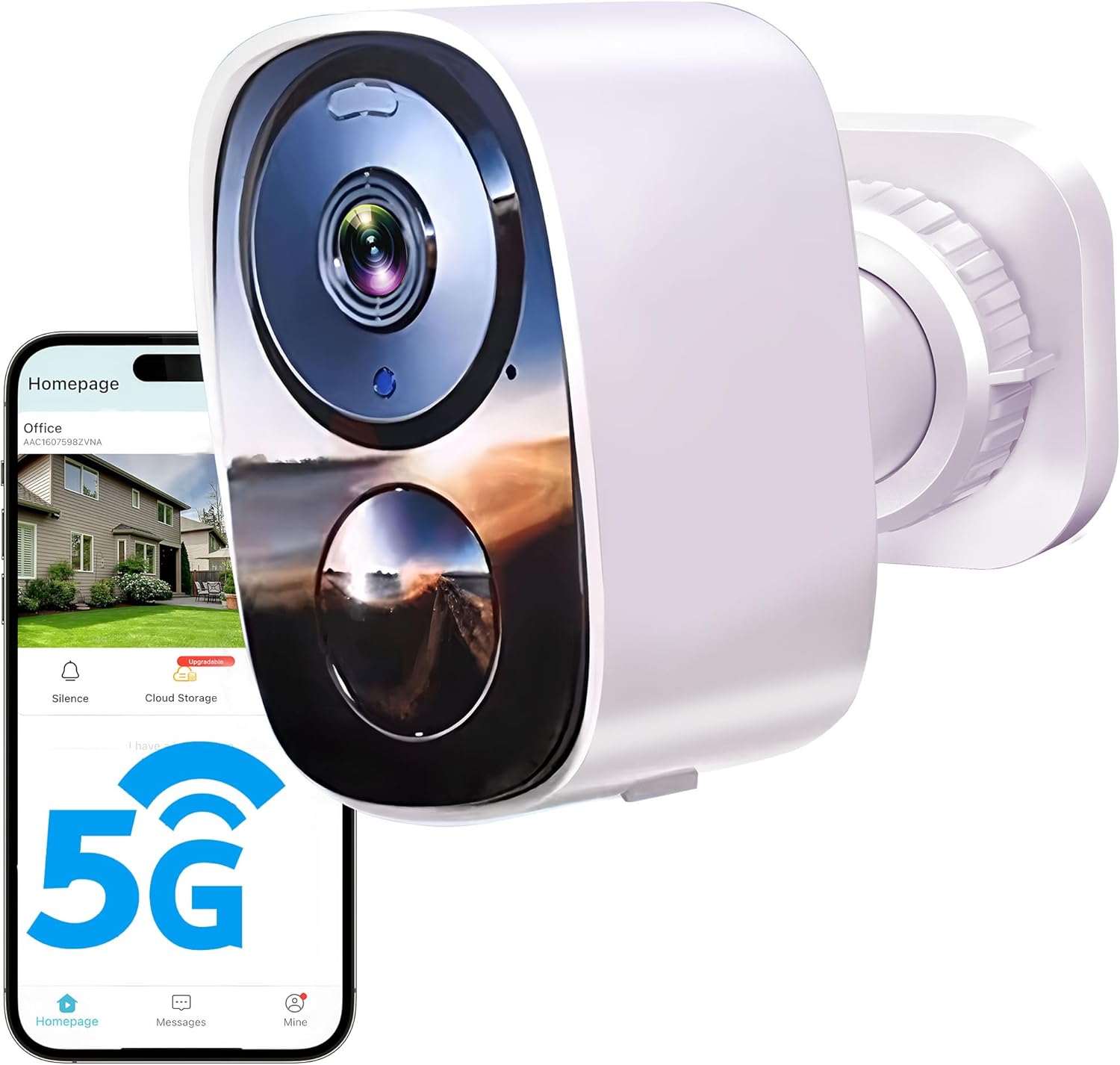 2K Security Cameras Wireless Outdoor, Free Cloud Storage, 1-6 Months Battery Life, Waterproof