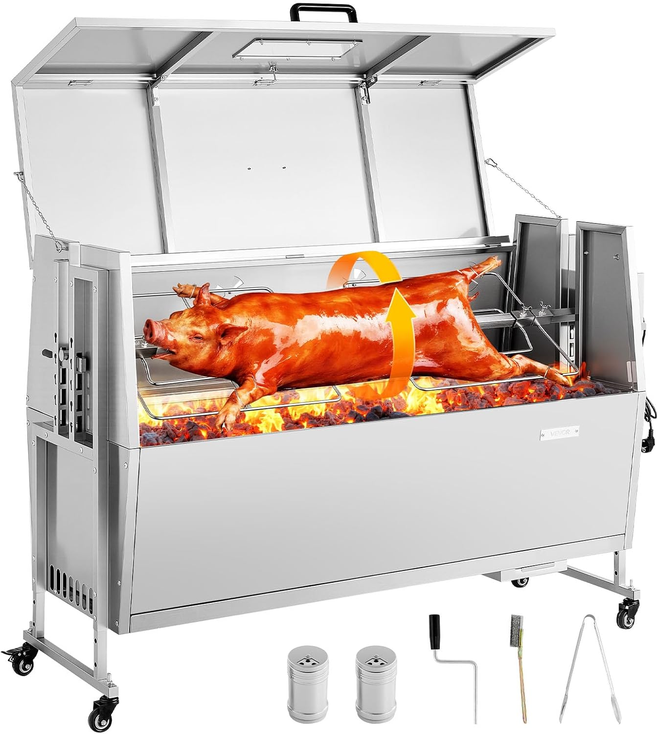 🔥Summer Sale🔥VEVOR Automatic Rotating Grill