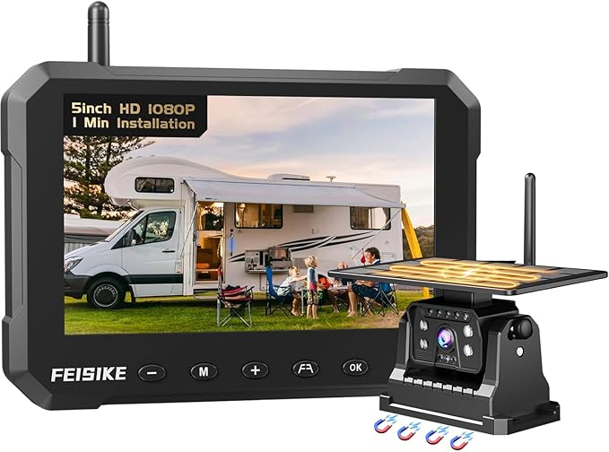 #7-Inch Wireless Display Screen with Backup Camera system