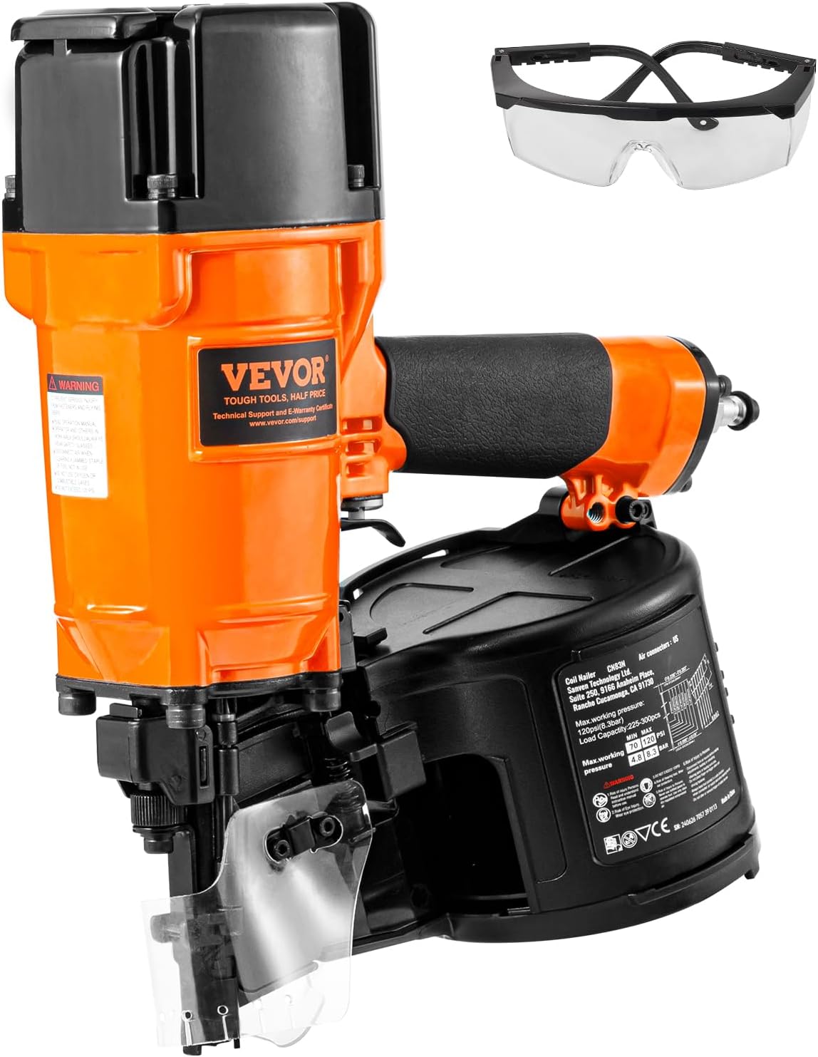 🔥Summer Sale🔥VEVOR Coil Siding/Framing Nailer