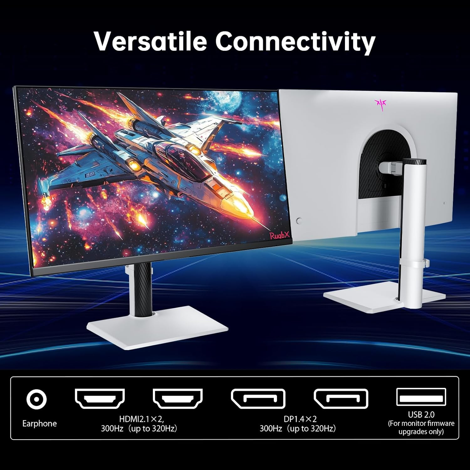 🎮 LIMITED TIME OFFER- 27 Inch Ultra-Fast 320Hz Gaming Monitor [Various Hz/Specs Available] - 1440P QHD Fast IPS Computer Screen with Adaptive-Sync & HDR400 for PC & PS5 ⚡