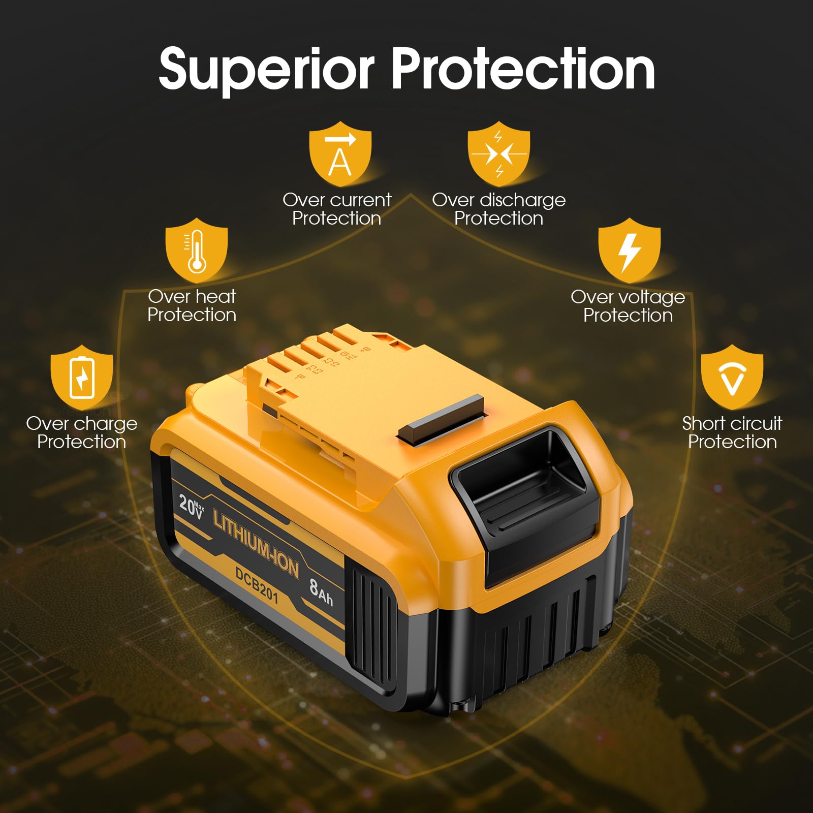 8.0Ah Replacement Battery