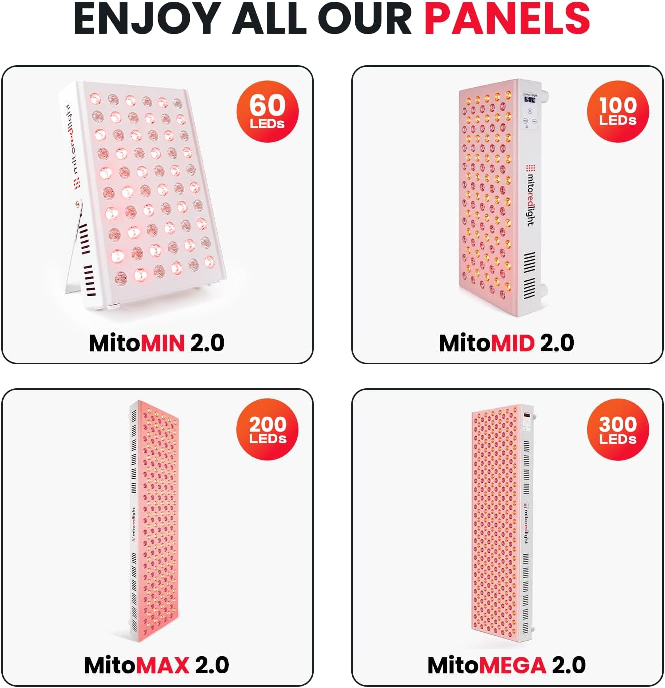 💥 [NEW ARRIVAL DEAL] Mito Red Light MitoMIN 2.0 Panel | Affordable At-Home Red Light Therapy for Face & Body 💸