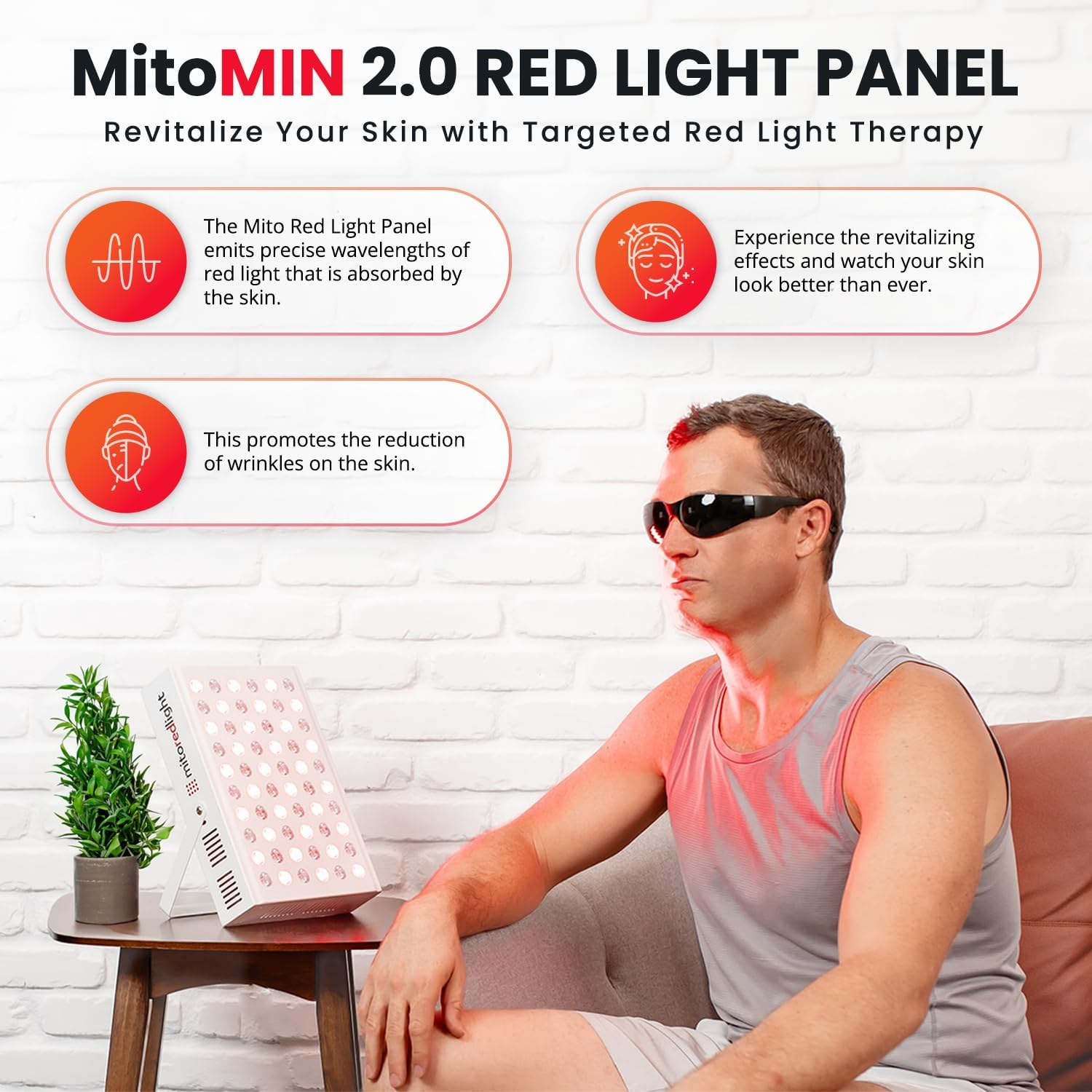 💥 [NEW ARRIVAL DEAL] Mito Red Light MitoMIN 2.0 Panel | Affordable At-Home Red Light Therapy for Face & Body 💸