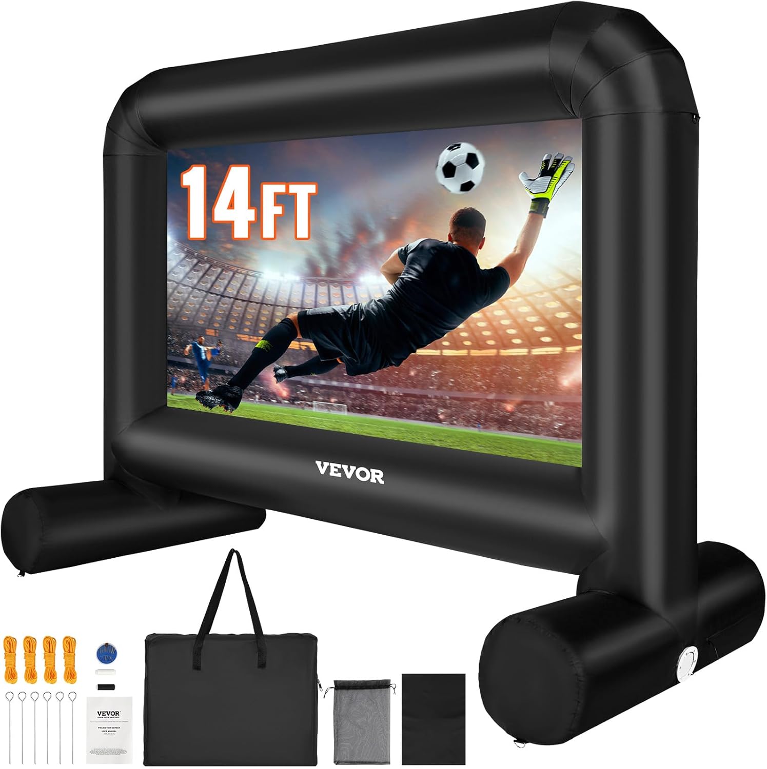 🔥Final Moments🔥VEVOR Inflatable Projection Screen
