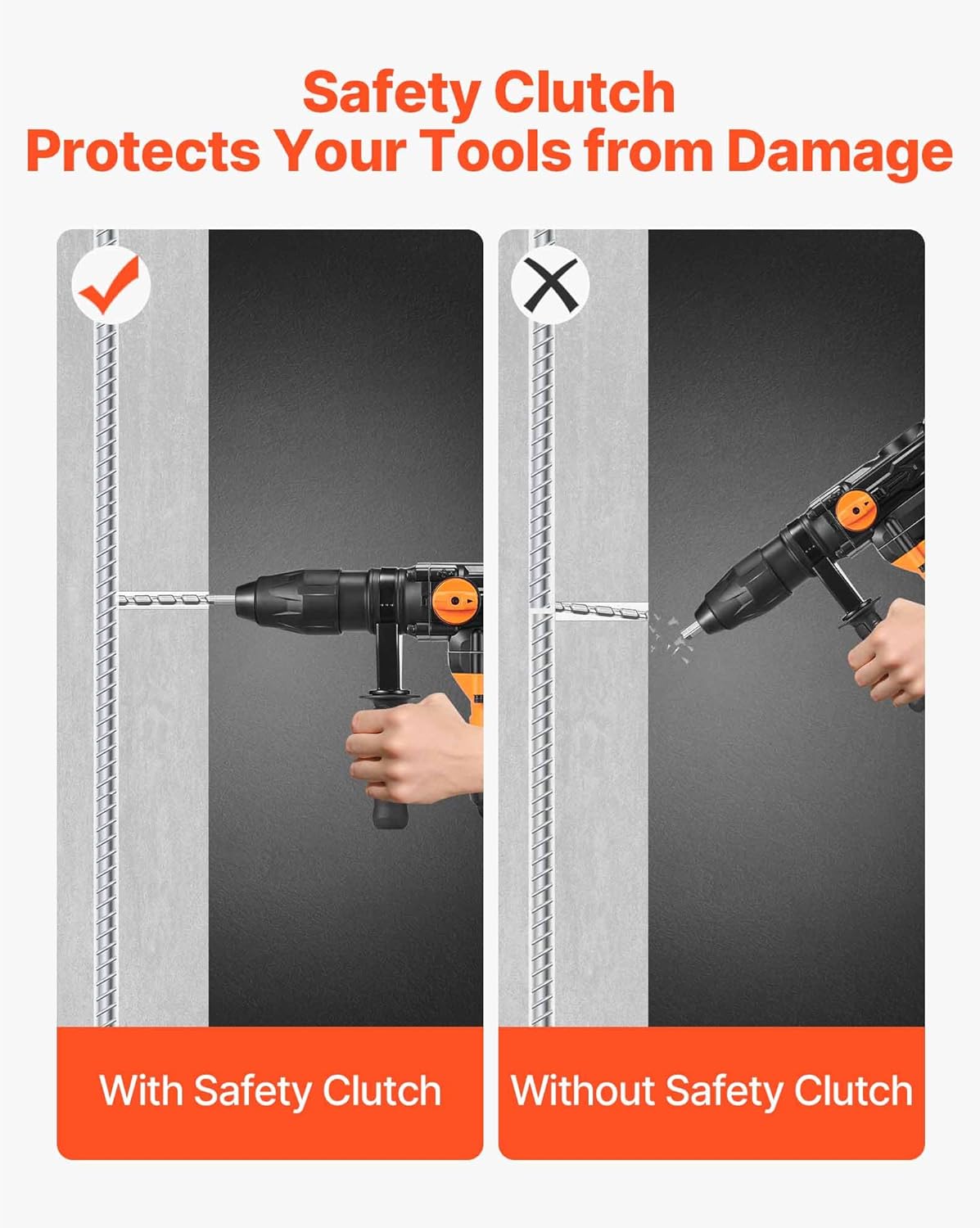 🔥Summer Sale🔥VEVOR SDS-Plus Rotary Hammer Drill