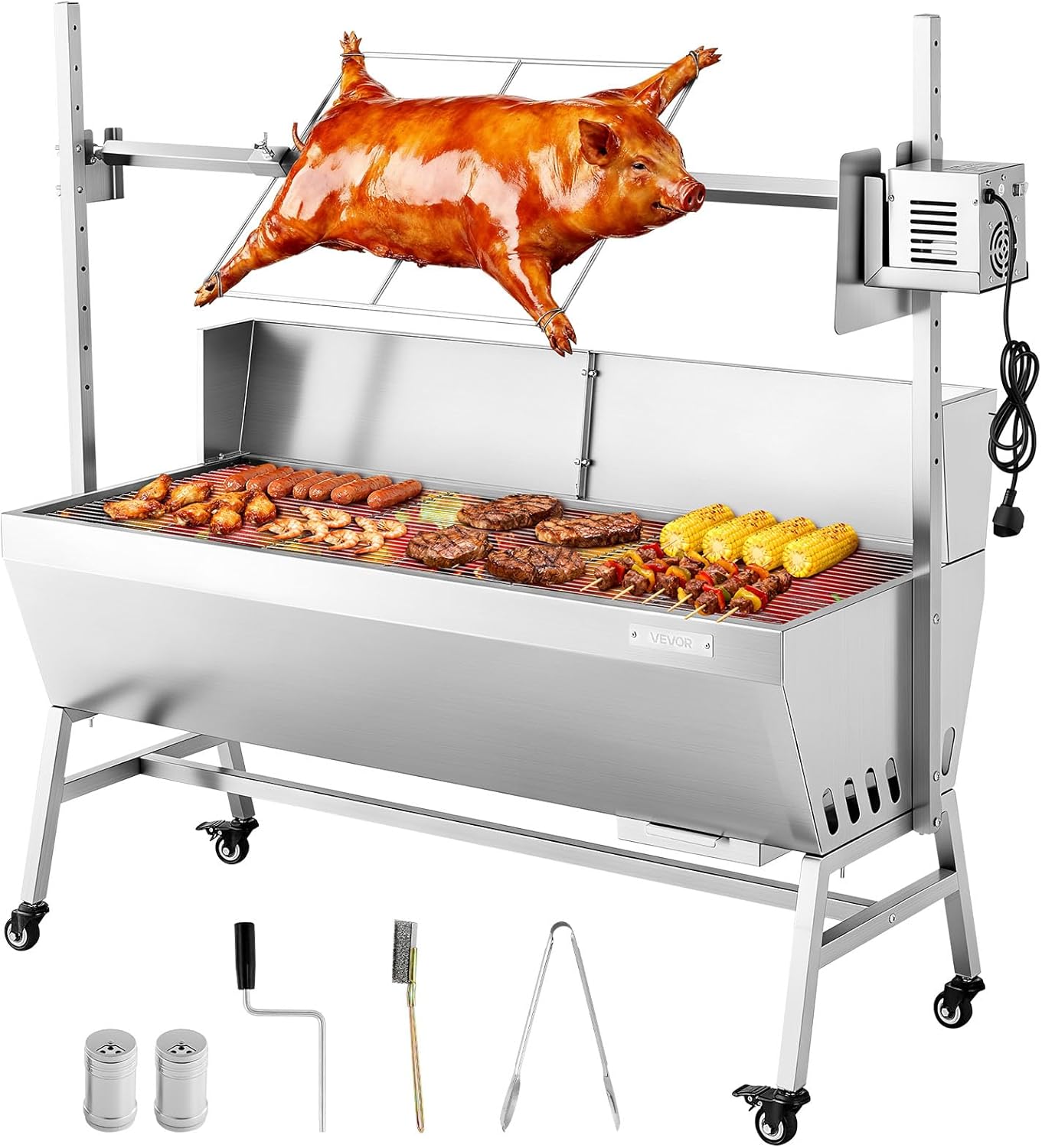 🔥Summer Sale🔥VEVOR Automatic Rotating Grill