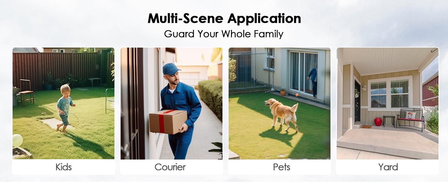 [Freeship]4G LTE for No WiFi Solar Security Cameras Wireless Outdoor 4MP 2K Trail Cameras, PIR Motion Detection Home Safety System 360&deg;  Live View,Siren,Color Night Vision, SD/Cloud Storage (SIM Card Included Data Refill is Required)