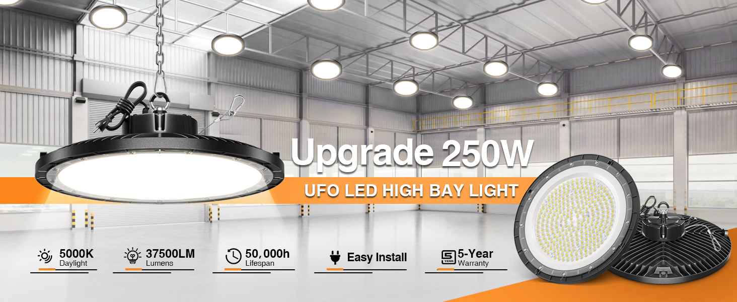 250W UFO LED High Bay Light