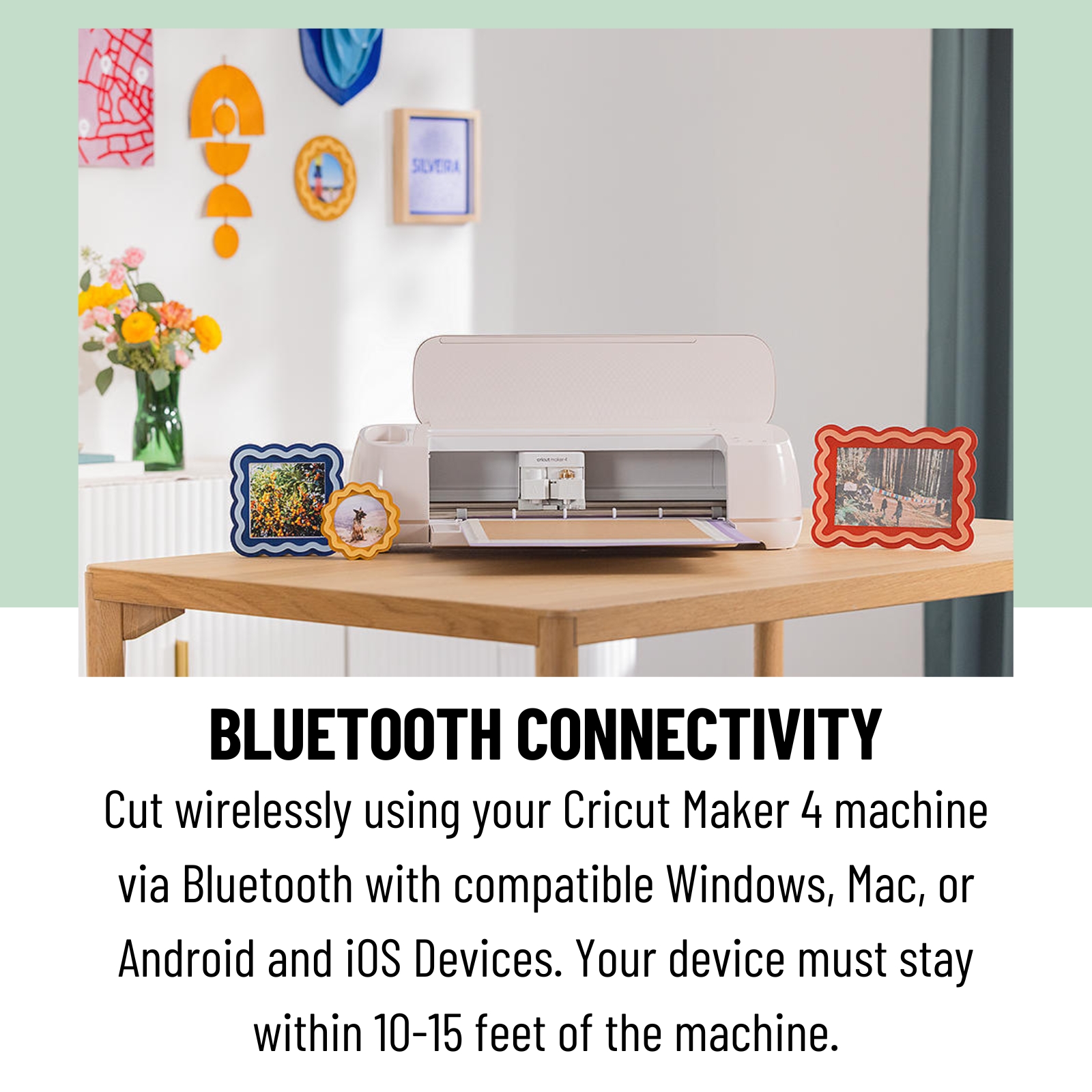 Cricut Maker 4 Electric Die-Cut Machine and Easy Press 3 with Heat Transfer Materials Bundle