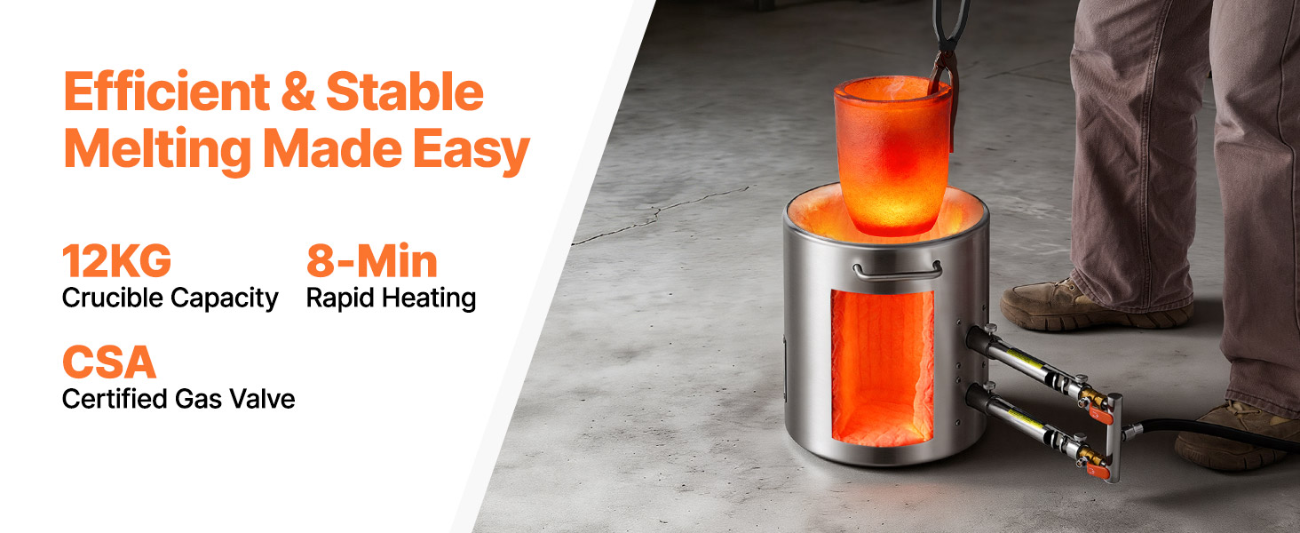 propane melting furnace