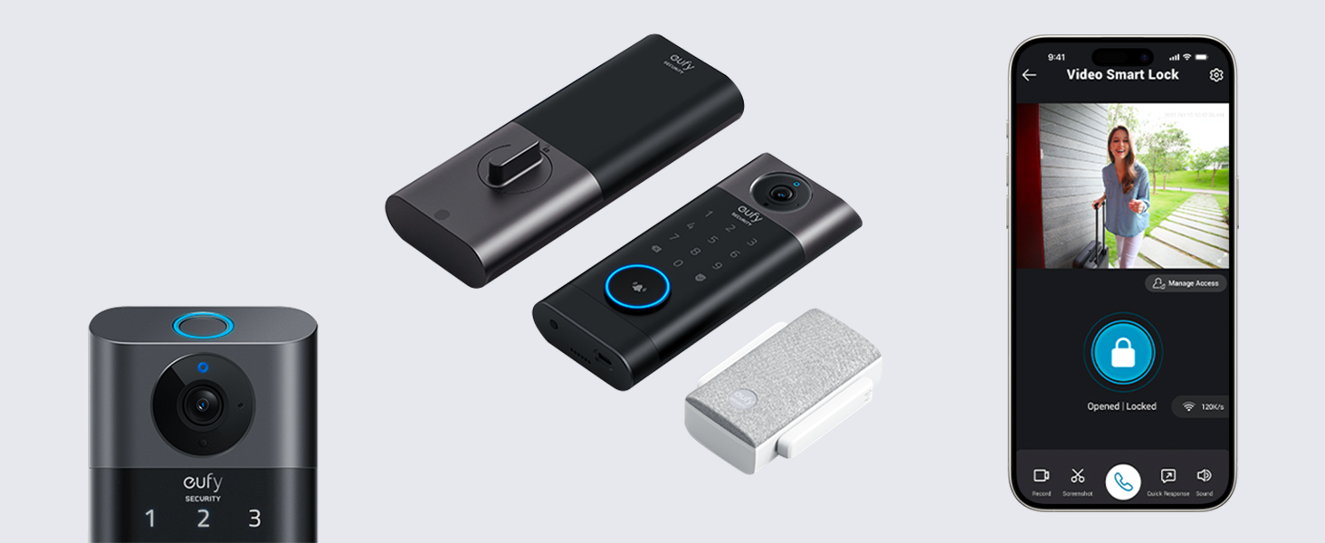 eufy smart lock with keypad and Wi-Fi for home security
