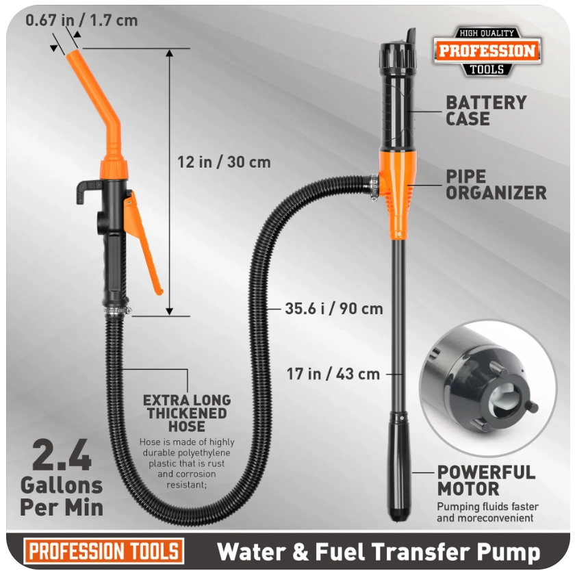 🔥LAST DAY 49% OFF-Cordless Fuel Transfer Pump