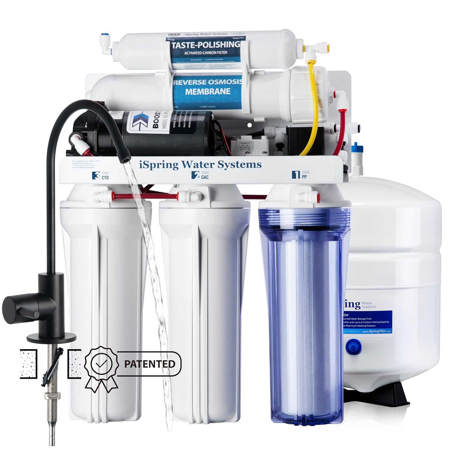 🔥Final Moments🔥iSpring RCC7P, 75 GPD Reverse Osmosis System with Pump