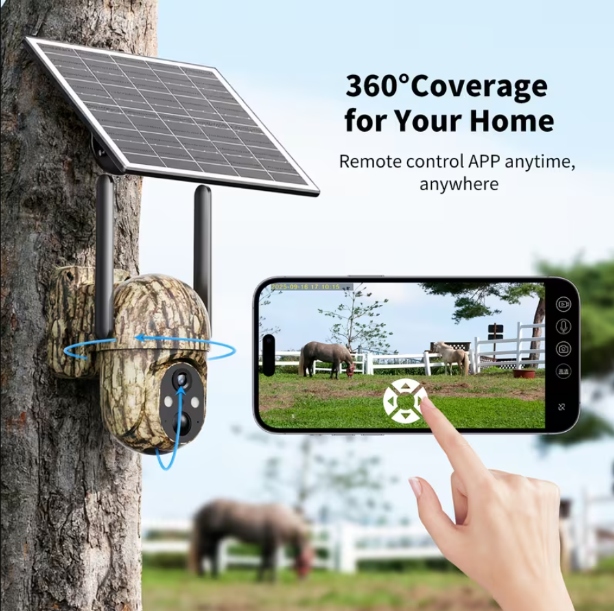 🛒 Hot Pick | 4G Solar Trail Camera, 4K Night Vision & 360° Live View