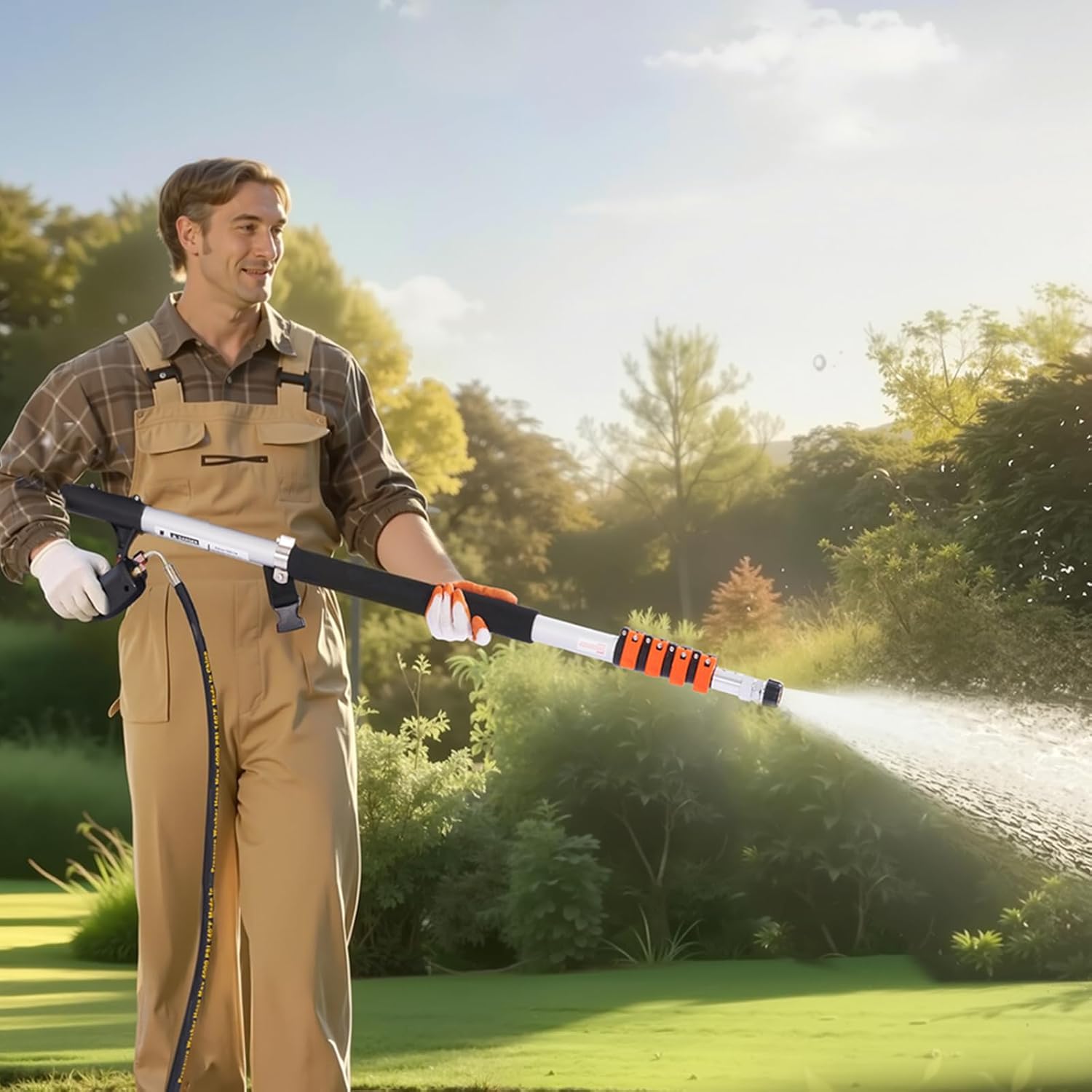 VEVOR Pressure Washer Telescopic Wand (21 ft / 4000 PSI)