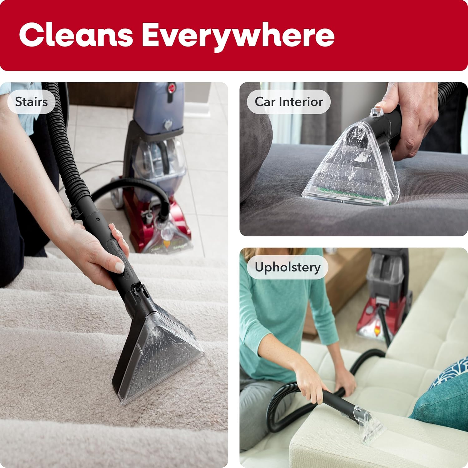  🎊Limited-time promotion: 🎁Hoover PowerScrub Deluxe Carpet Cleaner – includes carpet cleaning solution.