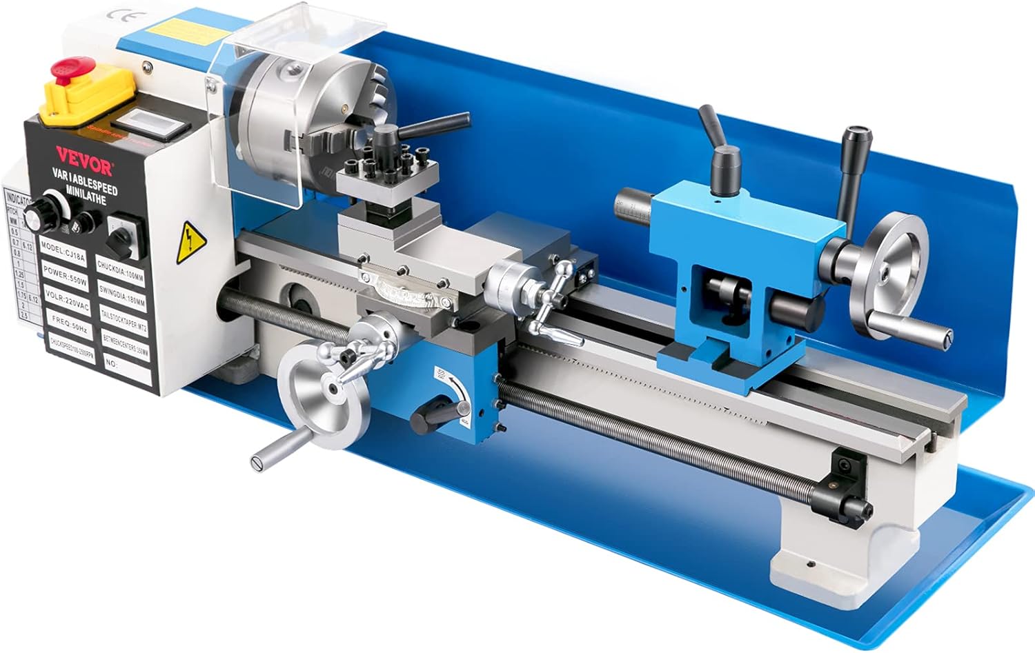 🎉Limited-Time Sale – 🎊VEVOR 7"x14" Metal Lathe, Upgraded Digital Display, CNC Mini Lathe, Precision Tool Kit