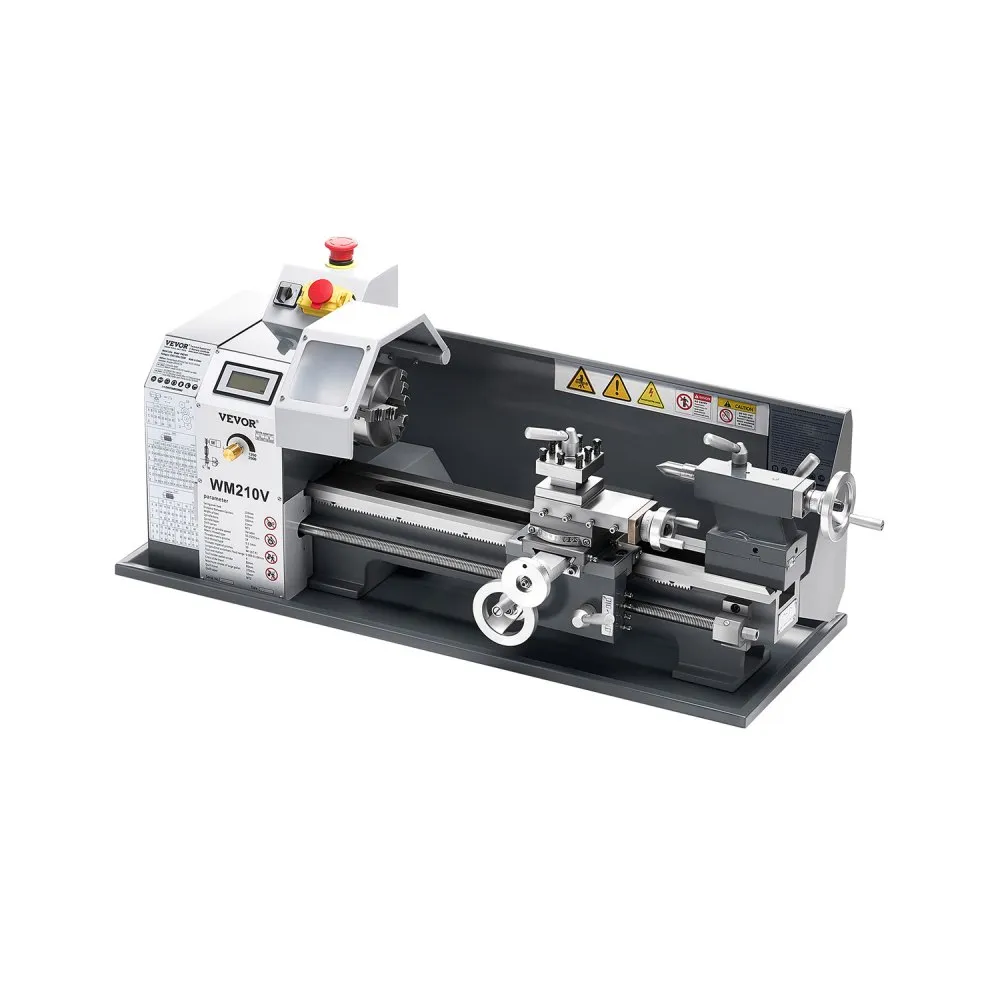 VEVOR Compact Metal Lathe, 8"x14", Adjustable Speed 2250 RPM, 650W Power, Precision Engineering Lathe for Metalworking, Ideal for Crafting Different Metals