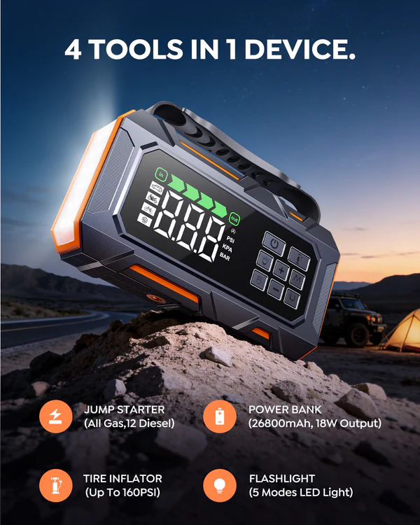 【New Release】Buture Beta09 Jump Starter 8000A All‑in‑One Roadside Power Pack