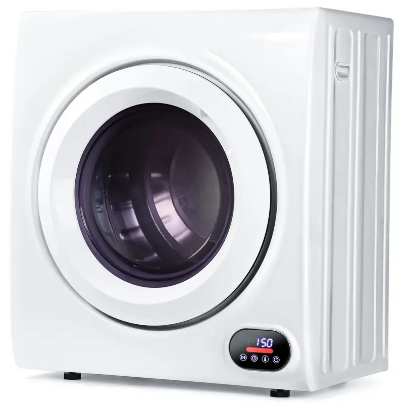 [New Release]Portable Dryer. Clothes Dryer with Stainless Steel Drum and Exhaust Hose, Dryer Ideal for Apartments, RVs, Dorm Rooms，White