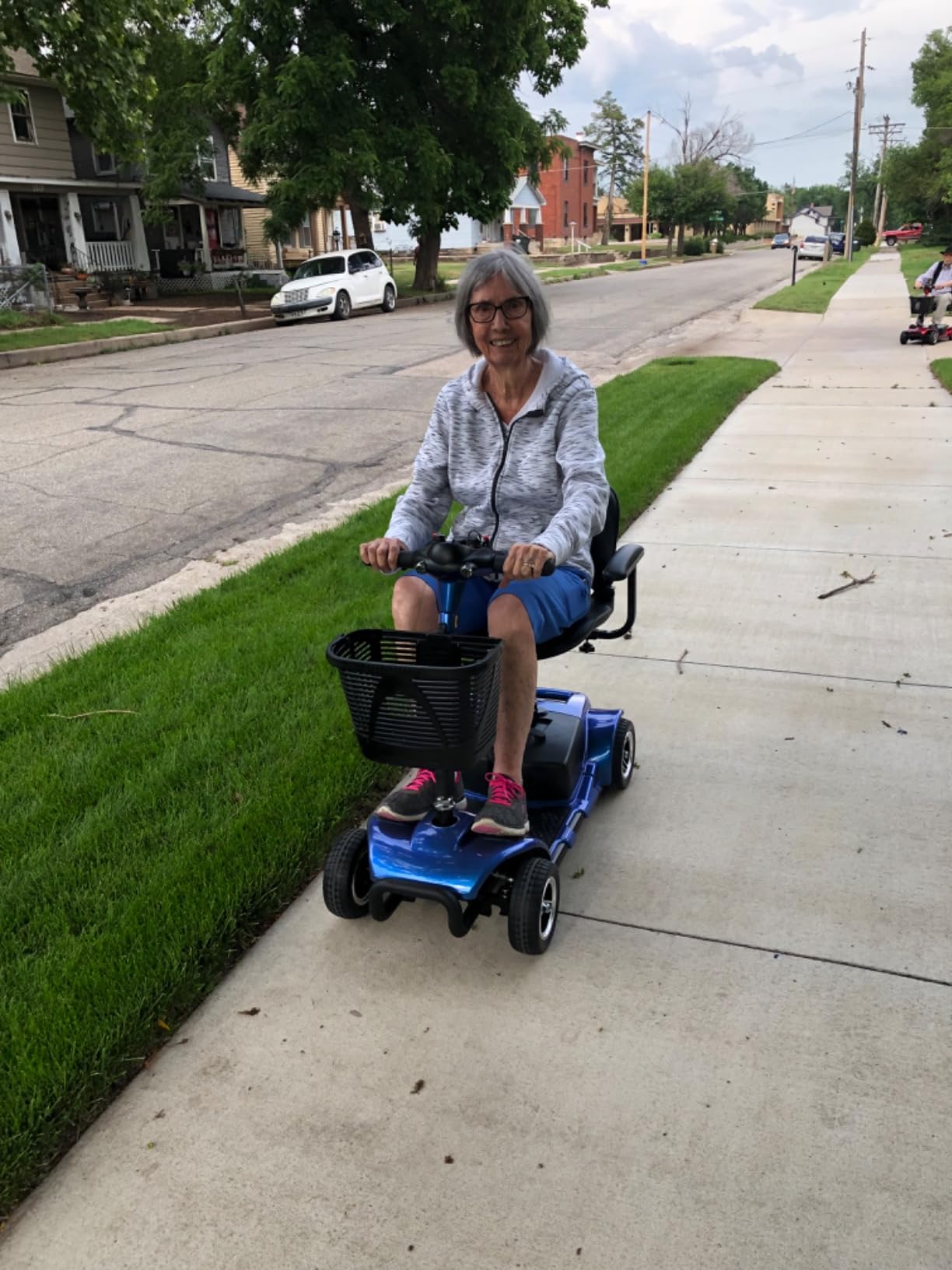 Mom loves her new scooter