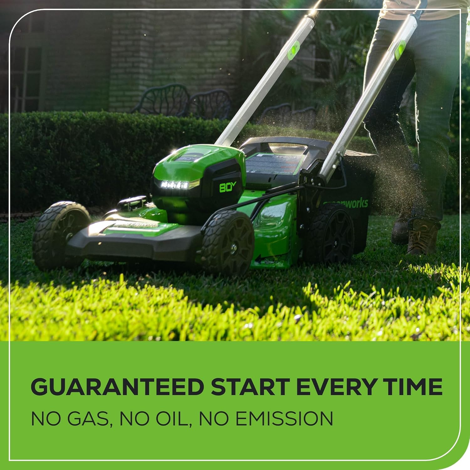 Greenworks 80V 21" Self-Propelled Cordless Lawn Mower