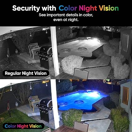 2.5K AI Security Camera, Indoor/Outdoor Cameras for Home Security