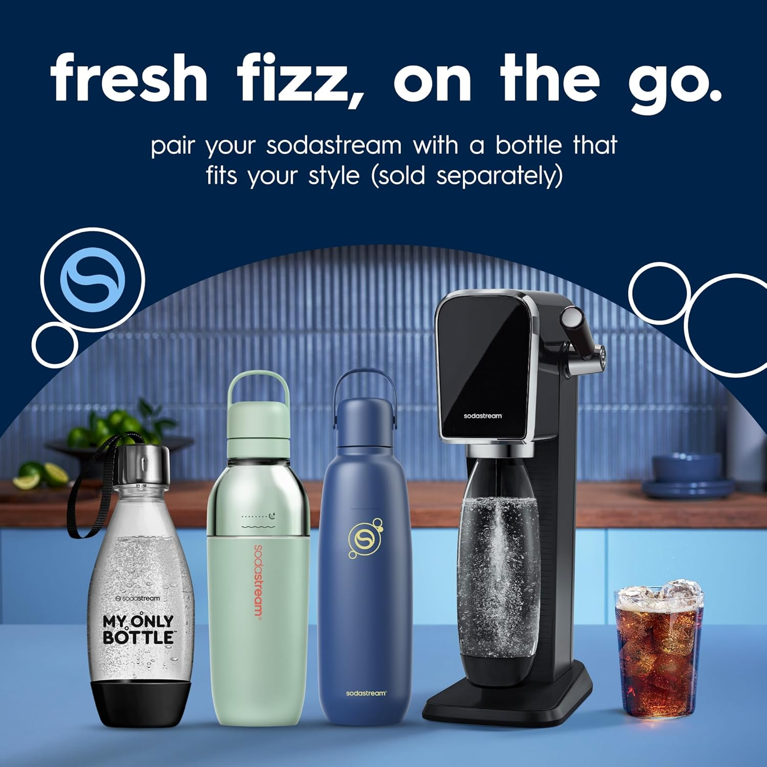 ⚡ [Flash Sale] SodaStream Terra Sparkling Water Maker Bundle with 3 x 60L Quick Connect CO2 Cylinders