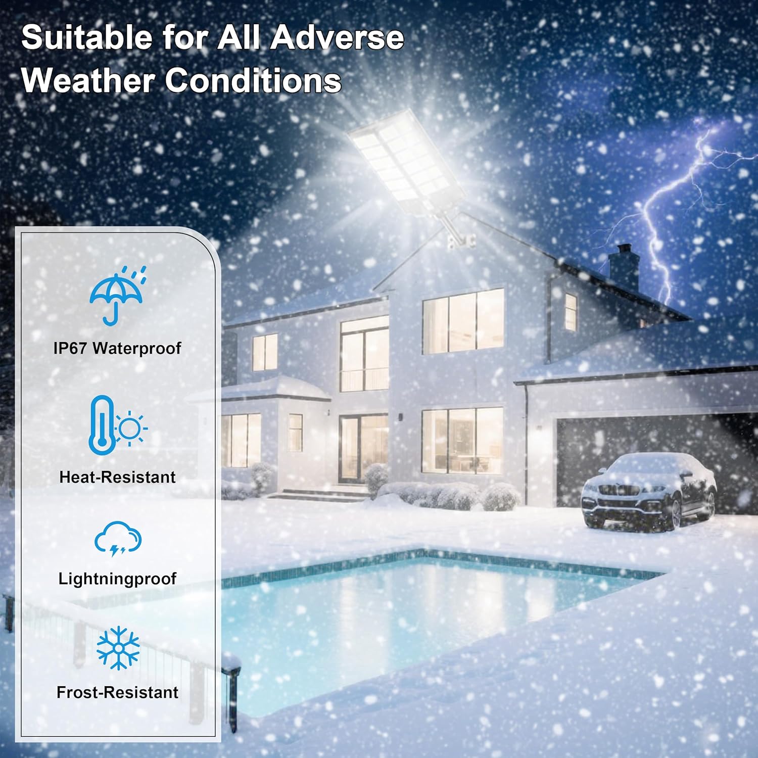 🔥Hot-selling🔥9000W Solar Street Lights Outdoor 300000LM