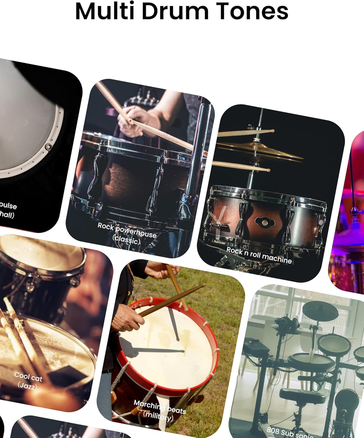 Playing drums will no longer disturb my family.