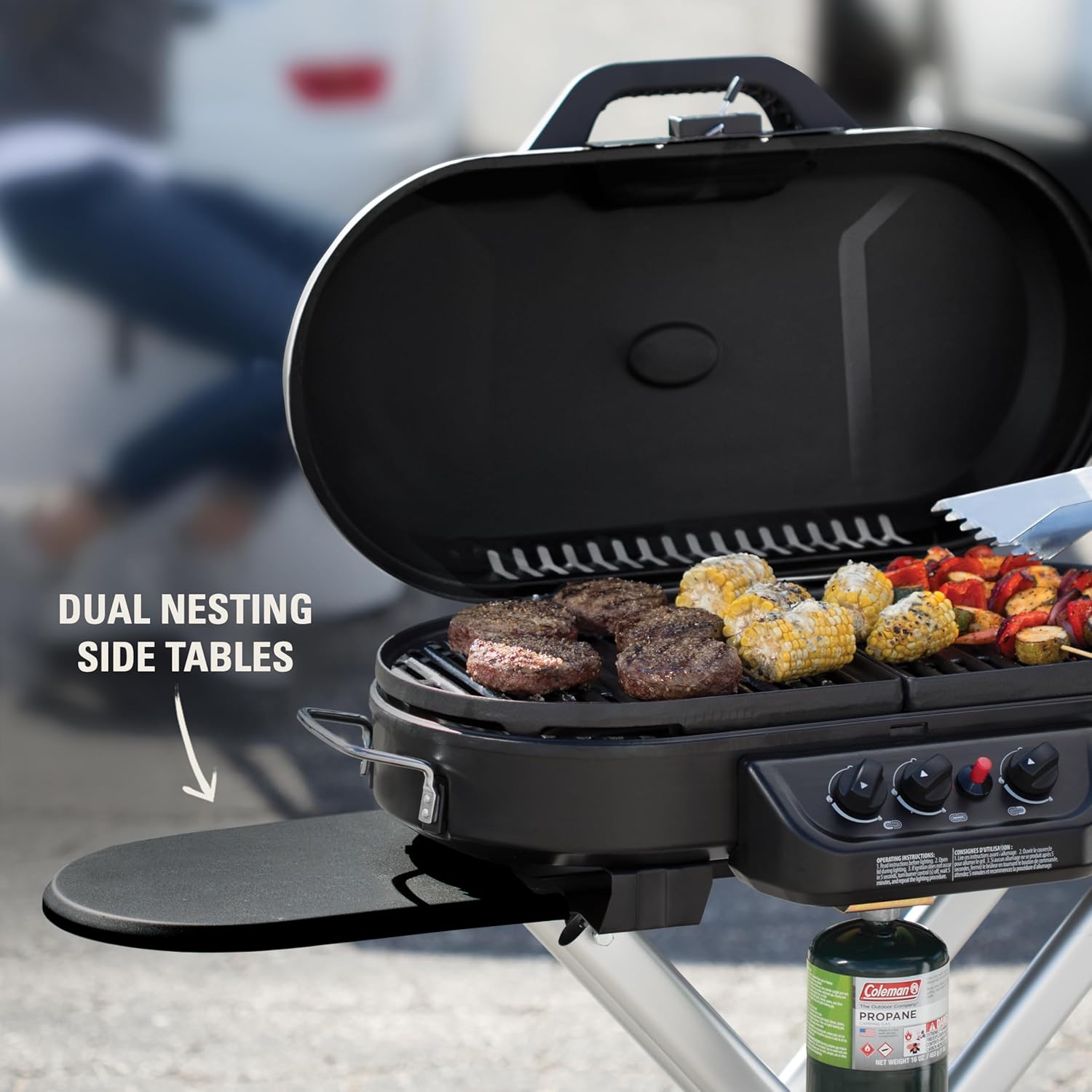🔥Spring Sale🔥Portable Stand-Up Propane Grill