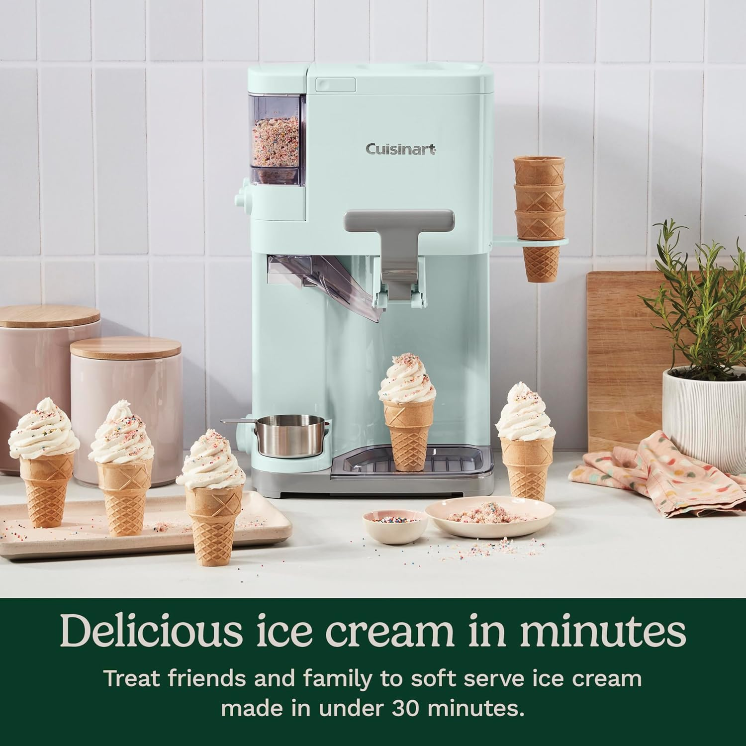 ⭐ 100% Original Cuisinart Soft Serve Maker - 🔥 In Stock & Ready to Ship, Ultimate Summer Deal!