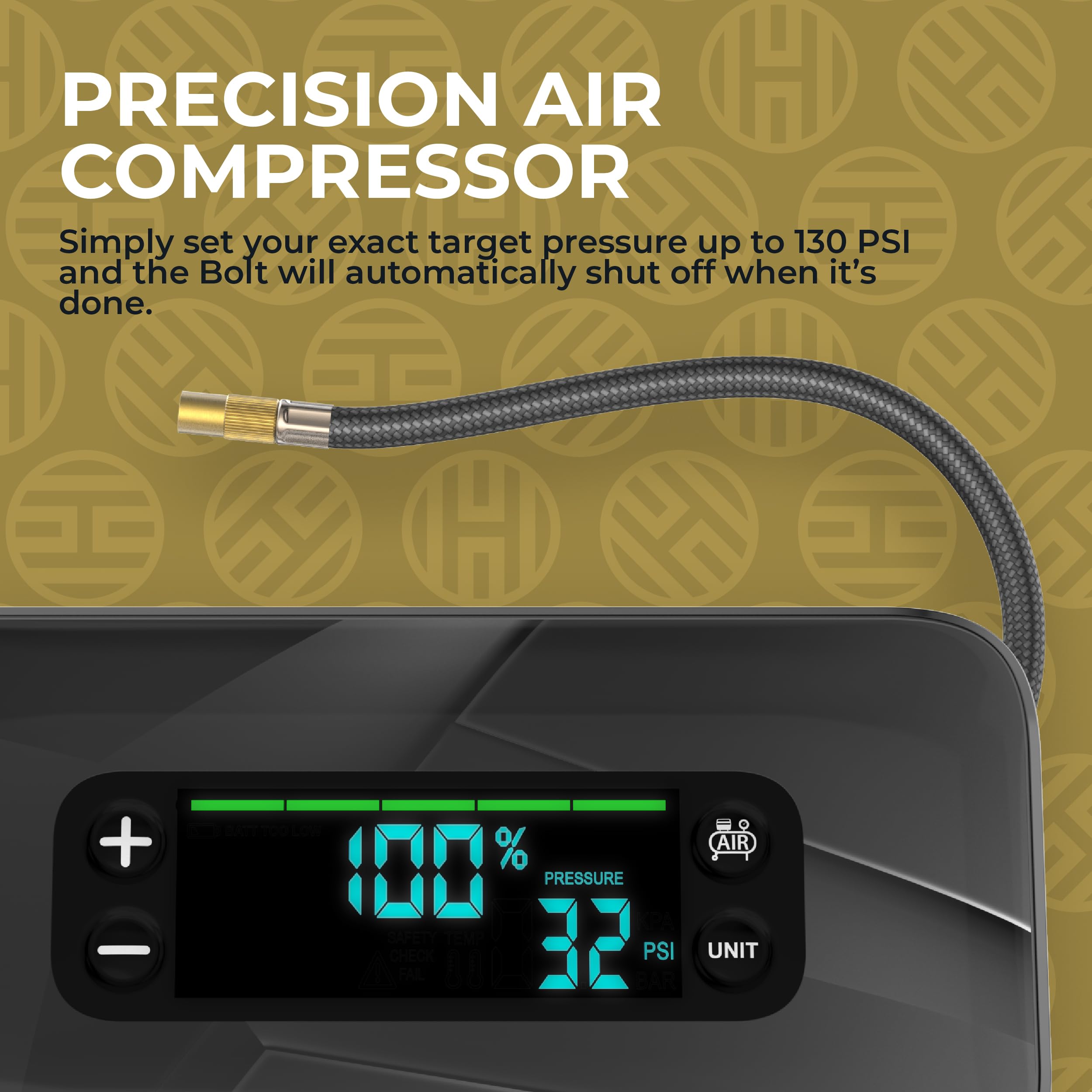 ✨ Limited-time offer: Buy 1 get 1 free✨  Halo Bolt Ultimate 3 Portable Car Battery Jump Starter