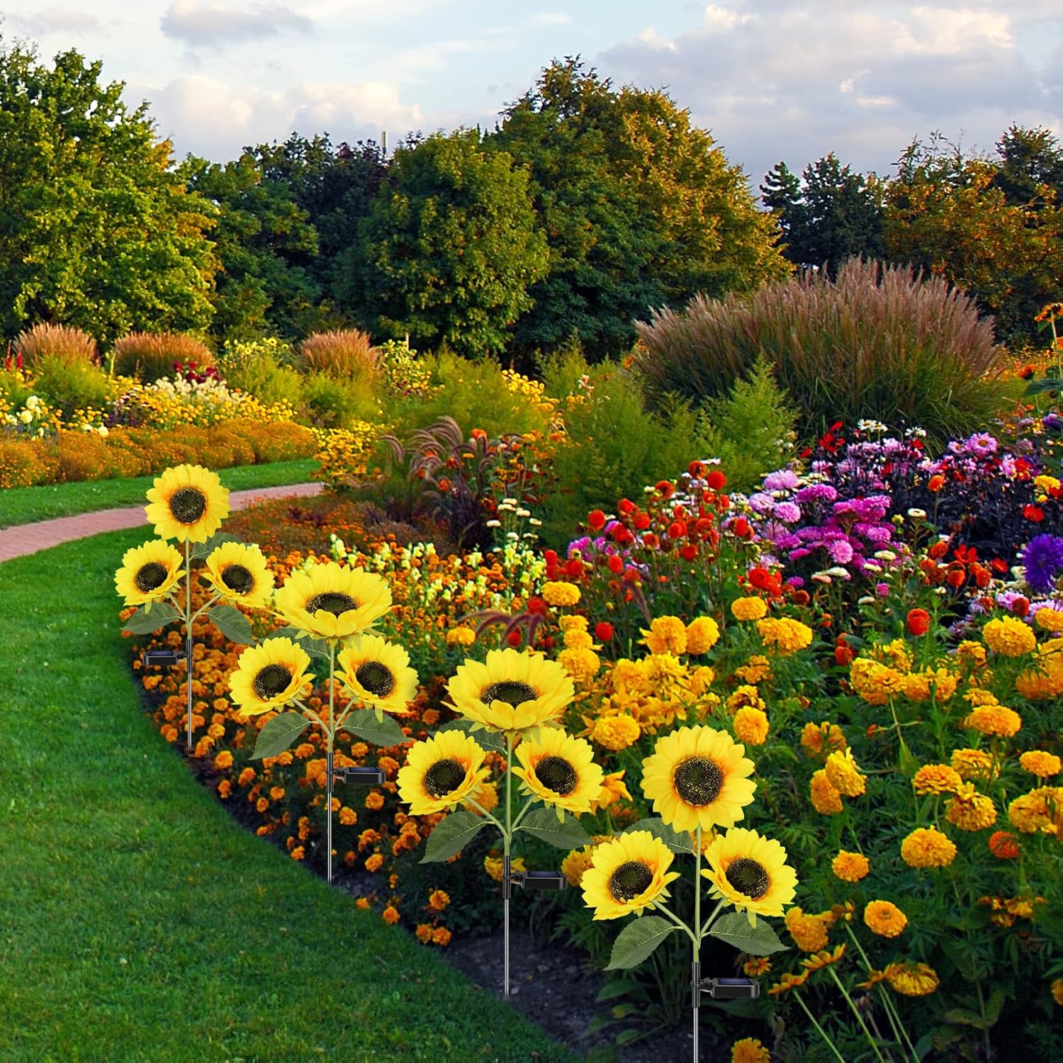 💥 Special Offers⚡🌻Sunflower Solar Garden Light(6 Pack)