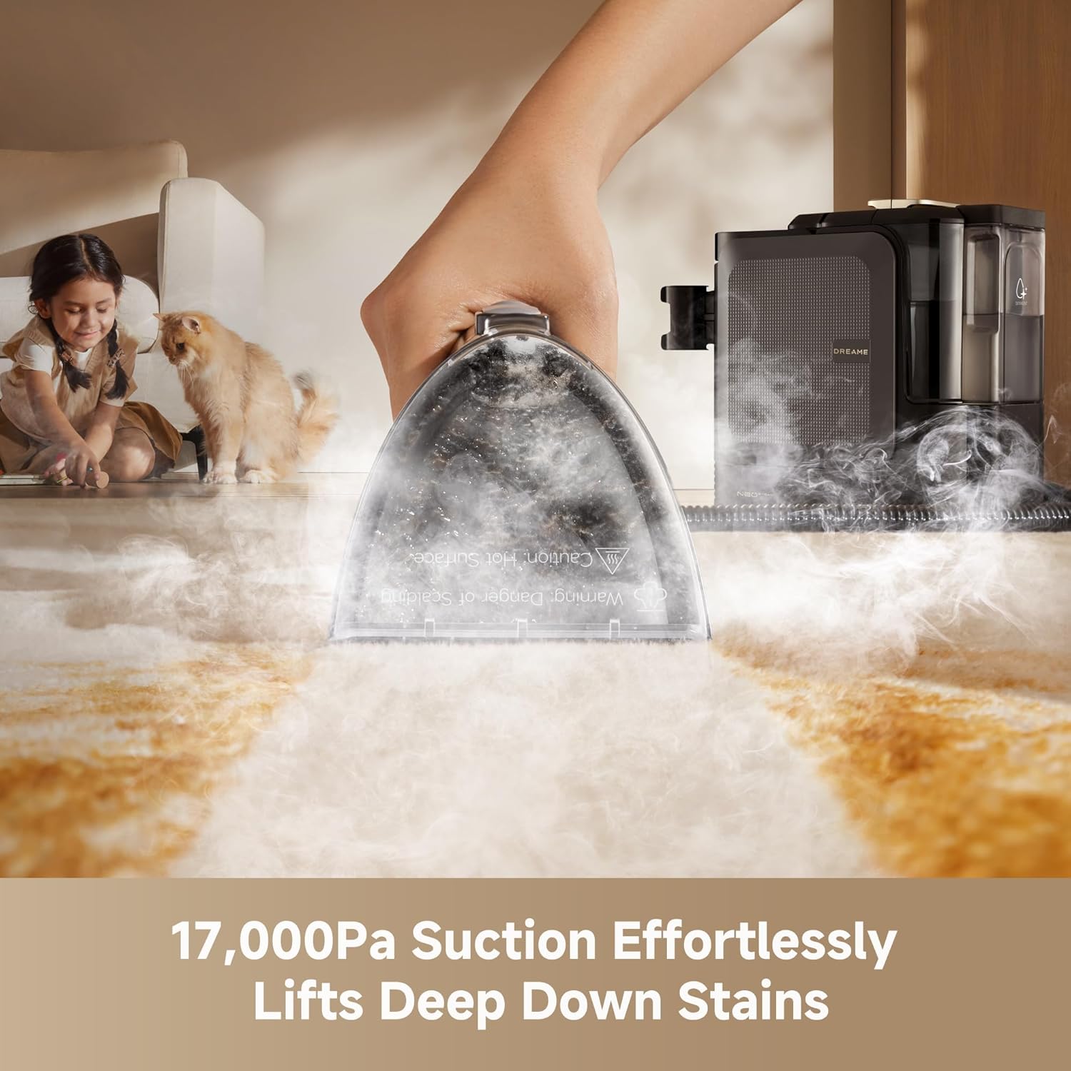 🔥Flash Sale⚡DREAME N20 Steam Carpet Cleaner Machine with Steam