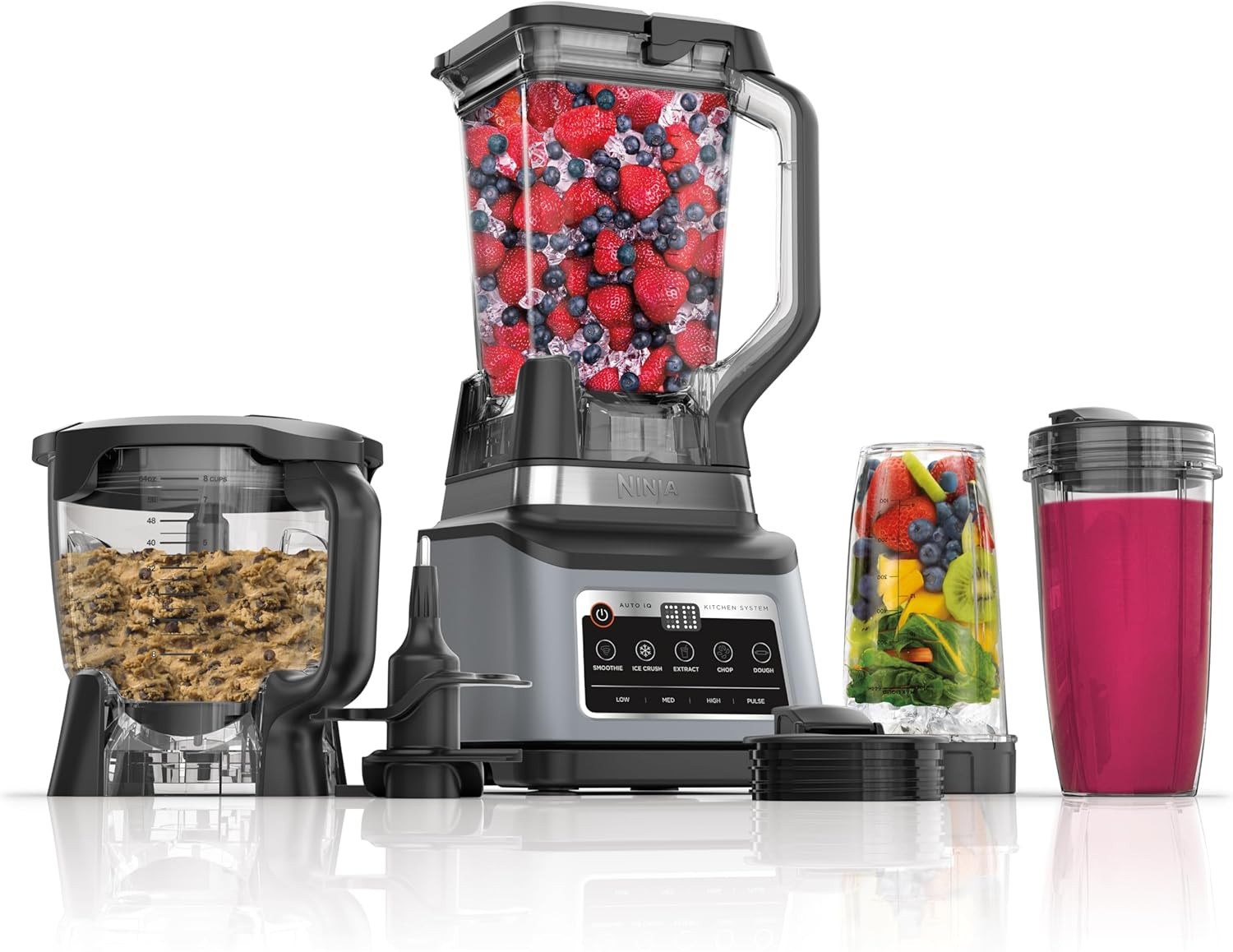 Ninja Professional Plus Kitchen System | Ultimate 3-in-1 Blender & Food Processor