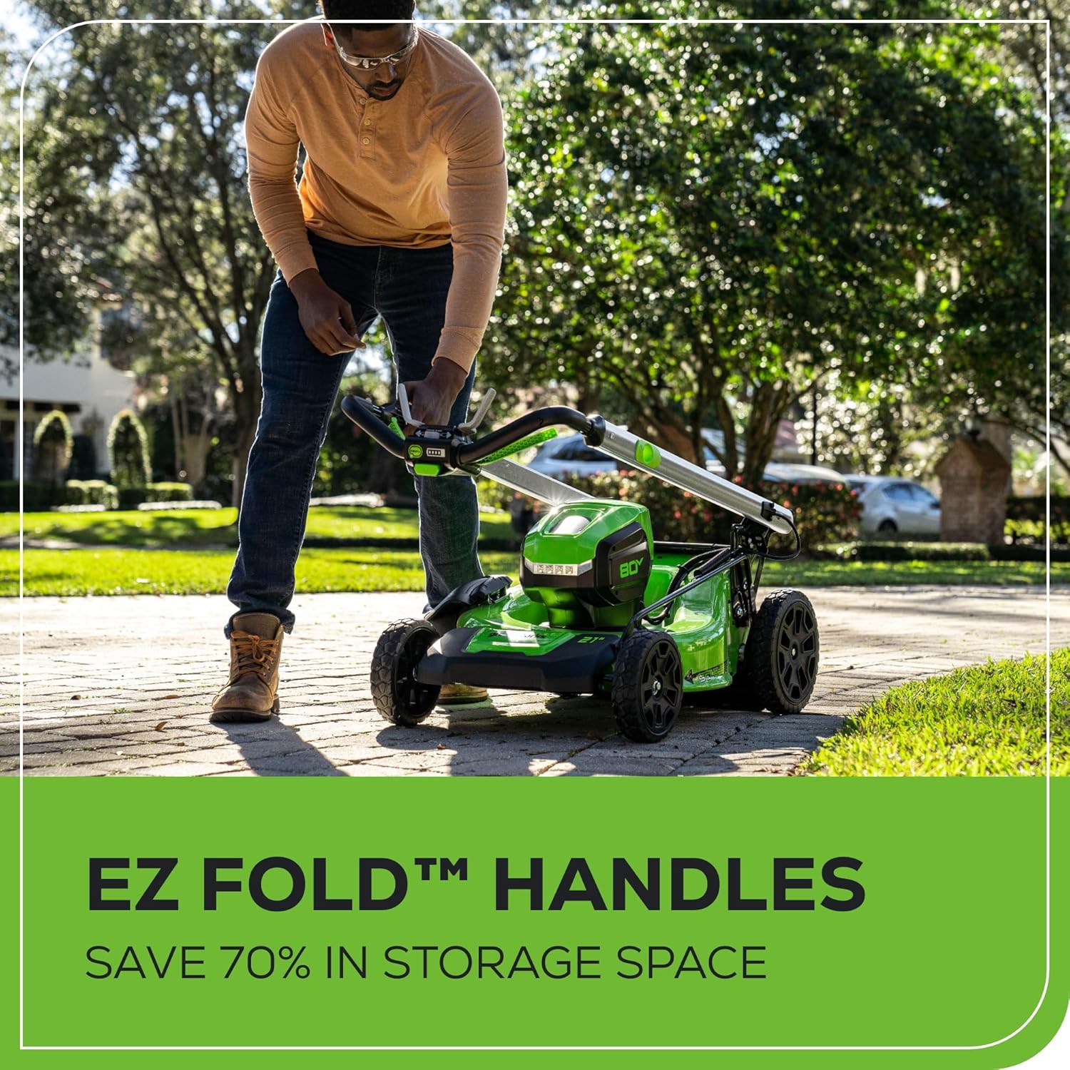 Greenworks 80V 21" Self-Propelled Cordless Lawn Mower